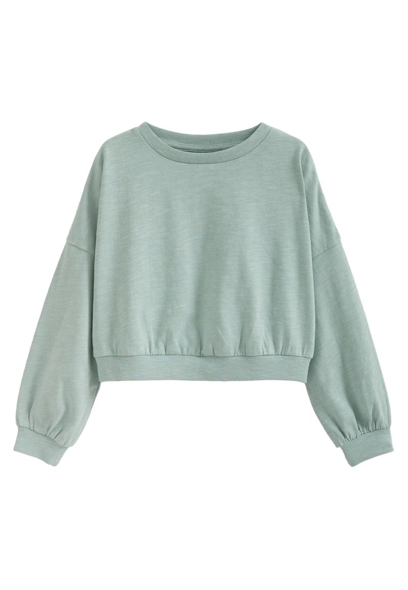 Next BOXY CUFFED STANDARD - Sweatshirt - mint green/grün - Zalando.ch