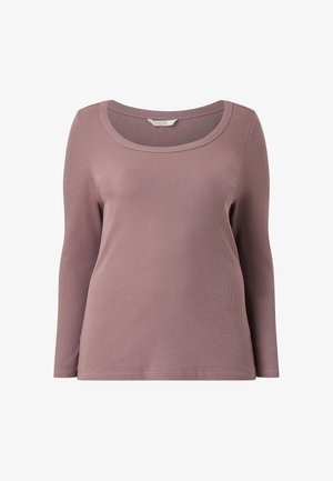 Ellos Plus collection, OBERTEIL MIT LANGEN ÄRMELN. - Langærmet T-shirt - dunkelviolett