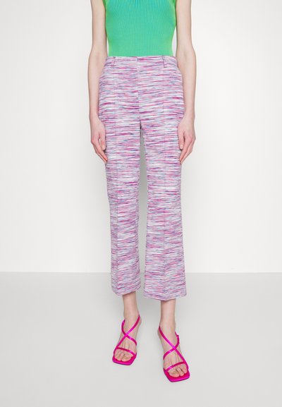 Missoni TROUSERS - Παντελόνι - white,fuxia