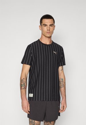 CLASS STRIPED TEE - Print T-shirt - black