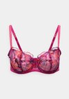 HALF CUP BALCONY BRA - Grudnjak balkonet - dark fuchsia