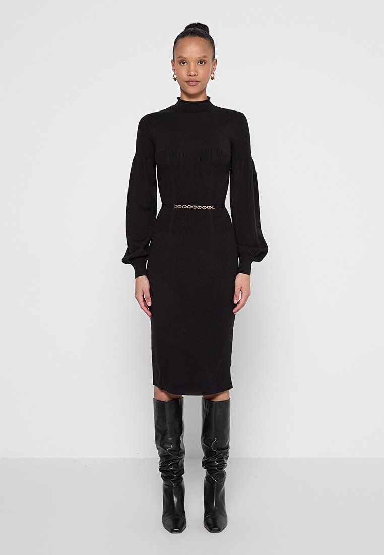 TWINSET Gebreide jurk zwart