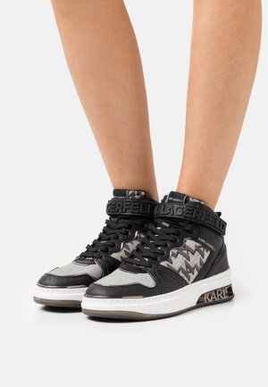 ELEKTRA MONOGRAM - Baskets montantes - black/light grey