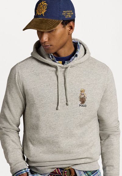 Polo Ralph Lauren POLO BEAR FLEECE HOODIE - Mikina s kapucí - grey