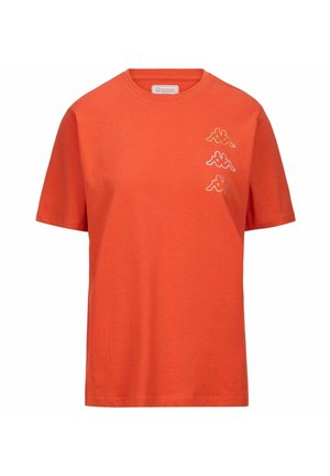 Camiseta estampada - orange rusting