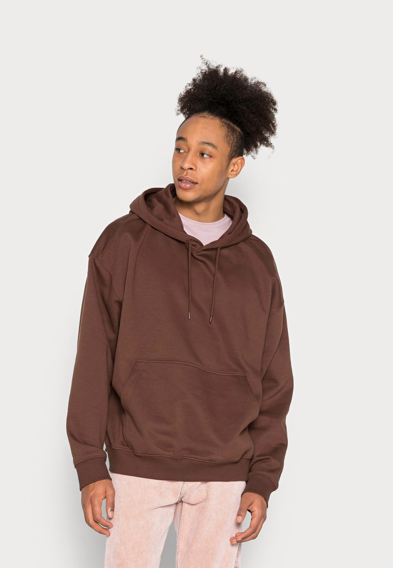 Weekday Alisa Organic Cotton Oversized Hoodie In Brown |  centenariocat.upeu.edu.pe