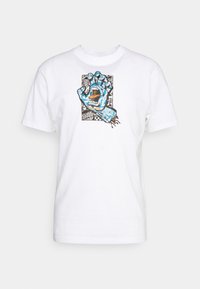 FLIER HAND UNSIEX - T-shirt estampada - white