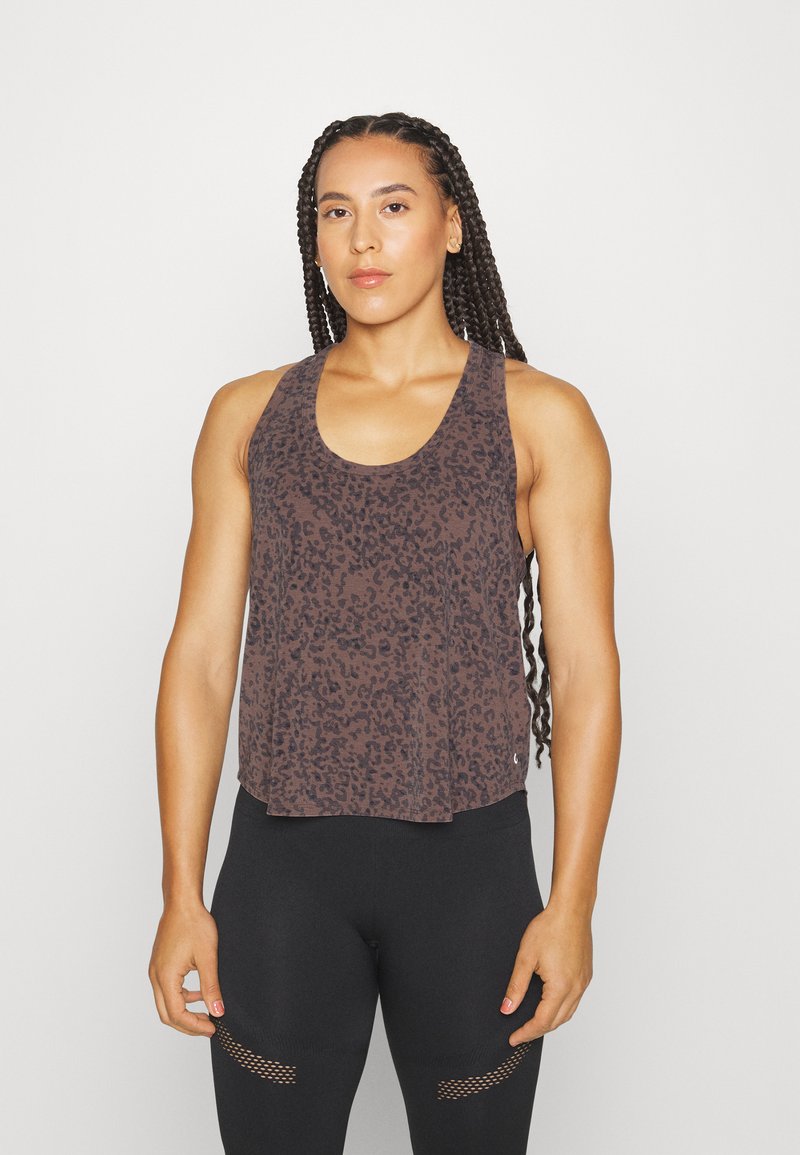 GAP BREATHE RACERBACK TANK Top brown/braun Zalando.de
