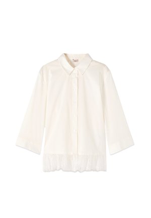 Oltre, CAMICIA CON BALZA - Chemisier - bianco