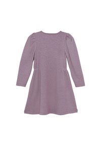 Minymo LONG SLEEVES GLITTER RIB - Cocktailklänning - rose brown