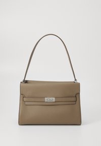 LEE RADZIWILL PEBBLED LARGE SHOULDER BAG - Geantă de mână - wild mushroom