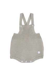 Salopette Lavorata A Maglia Per Neonato Chicco – Beige, Certificata Oeko-Tex, Con Aperture Bottoni, Morbida E Calda