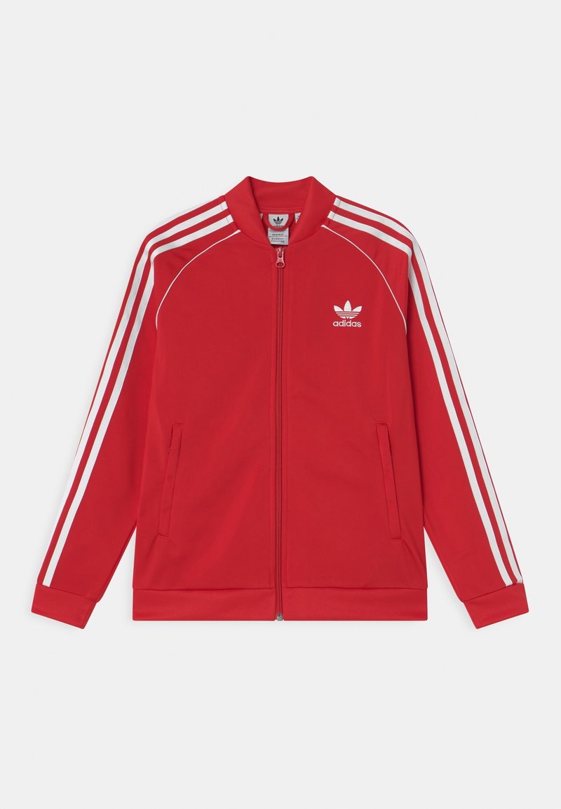 adidas Originals SST - Verryttelytakki - vivid red/white