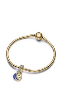 Pandora TWO-TONE SPLITTABLE SUN MOON DANGLE - Talizman - sterling silver and gold plated