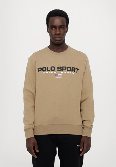 Polo Ralph Lauren POLO SPORT SWEATSHIRT UNISEX - Mikina - desert khaki/black