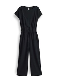 MID RISE CROPPED WIDE FIT - Jumpsuit - black