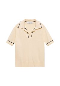 WITH CONTRASTING TRIMS - Polo shirt - off-white