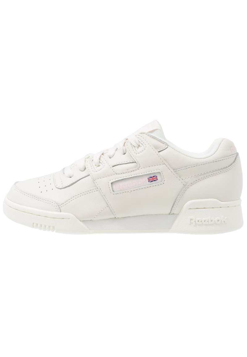 Reebok Classic Workout Plus Vintage Trainers White Practical Pink White Zalando Co Uk