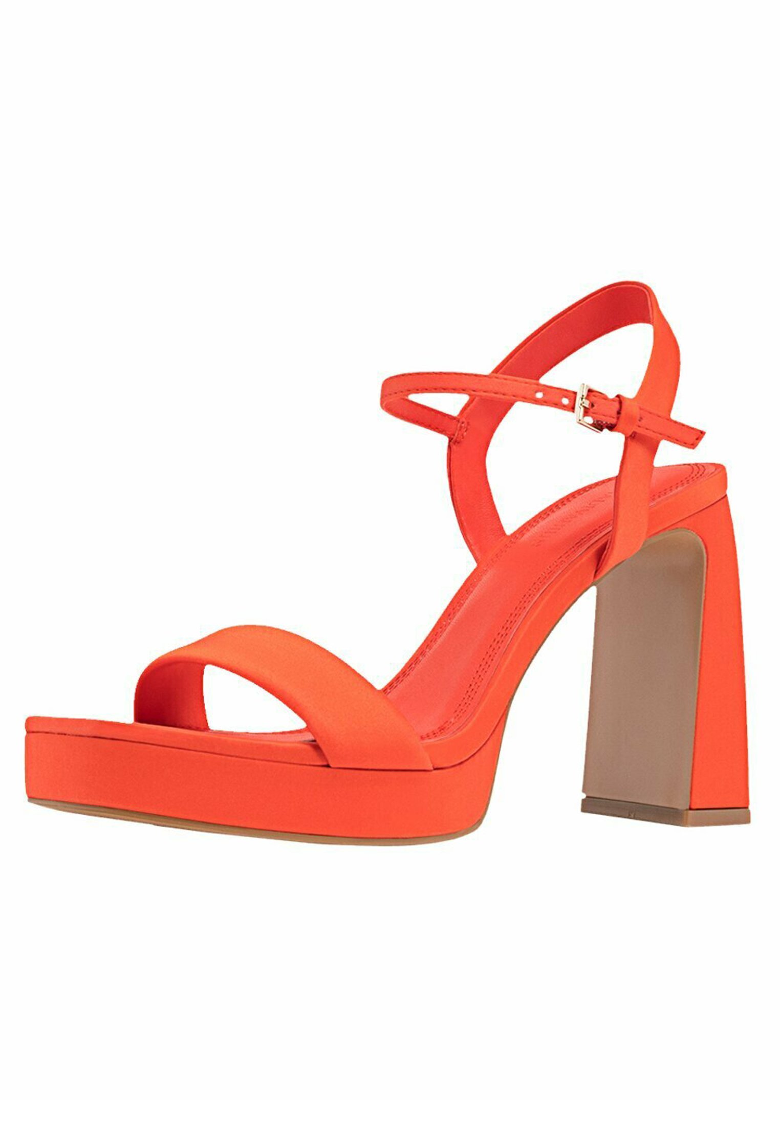 sandalen absatz orange