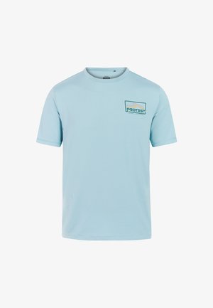 Protest, T-shirt print - tourmaline blue