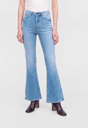 Lee, BREESE BOOT SKINNY BOOTCUT - Тесни дънки - mid shine