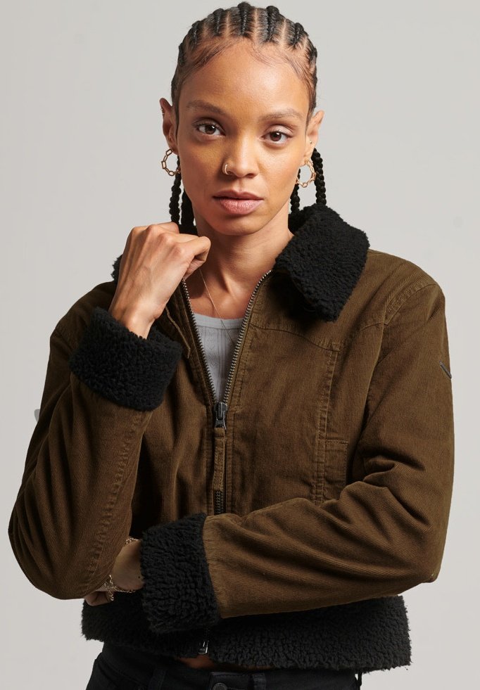 INDIE - Denim jacket - tobacco brown 