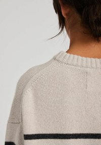 GAI+LISVA Strickpullover - island fossil dark grey stripe