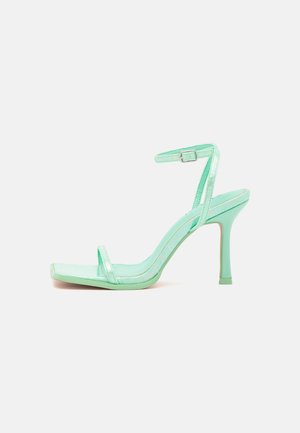High heeled sandals - mint