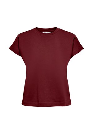 ONLY GIRLS, ONLY GIRLS T-SHIRT ERICA KURZARMSHIRT - Camiseta básica - dunkelrot