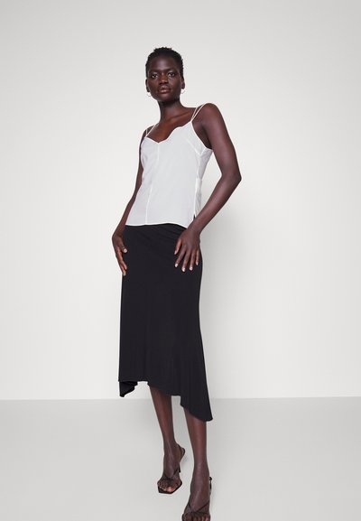 DESIGNERS REMIX VALERIE BACK DRAPE TOP - Μπλούζα - cream