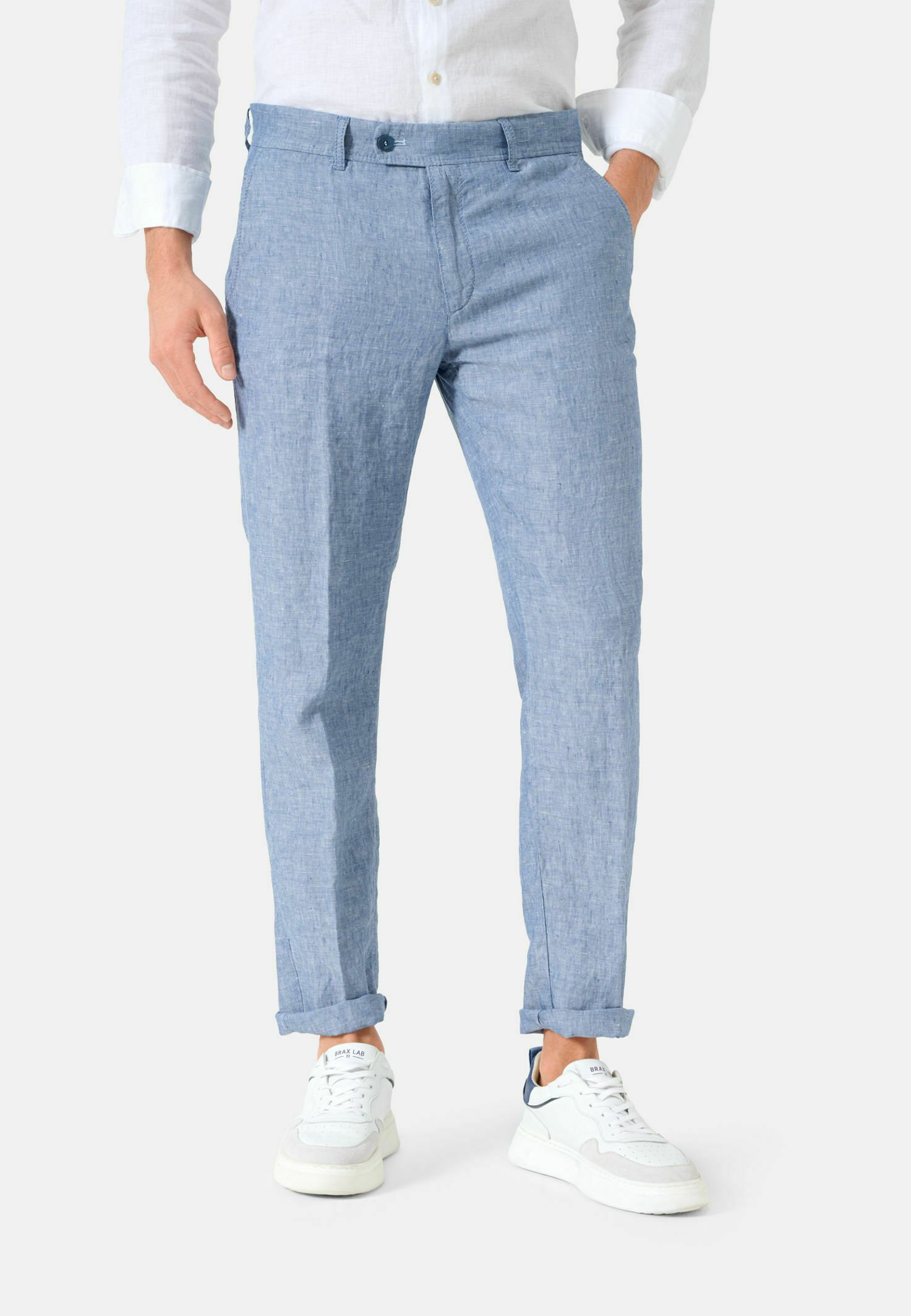 BRAX Herren Chino Evans – Regular Fit, Aus Baumwollmix, Mit Paspeltaschen, Nachhaltig