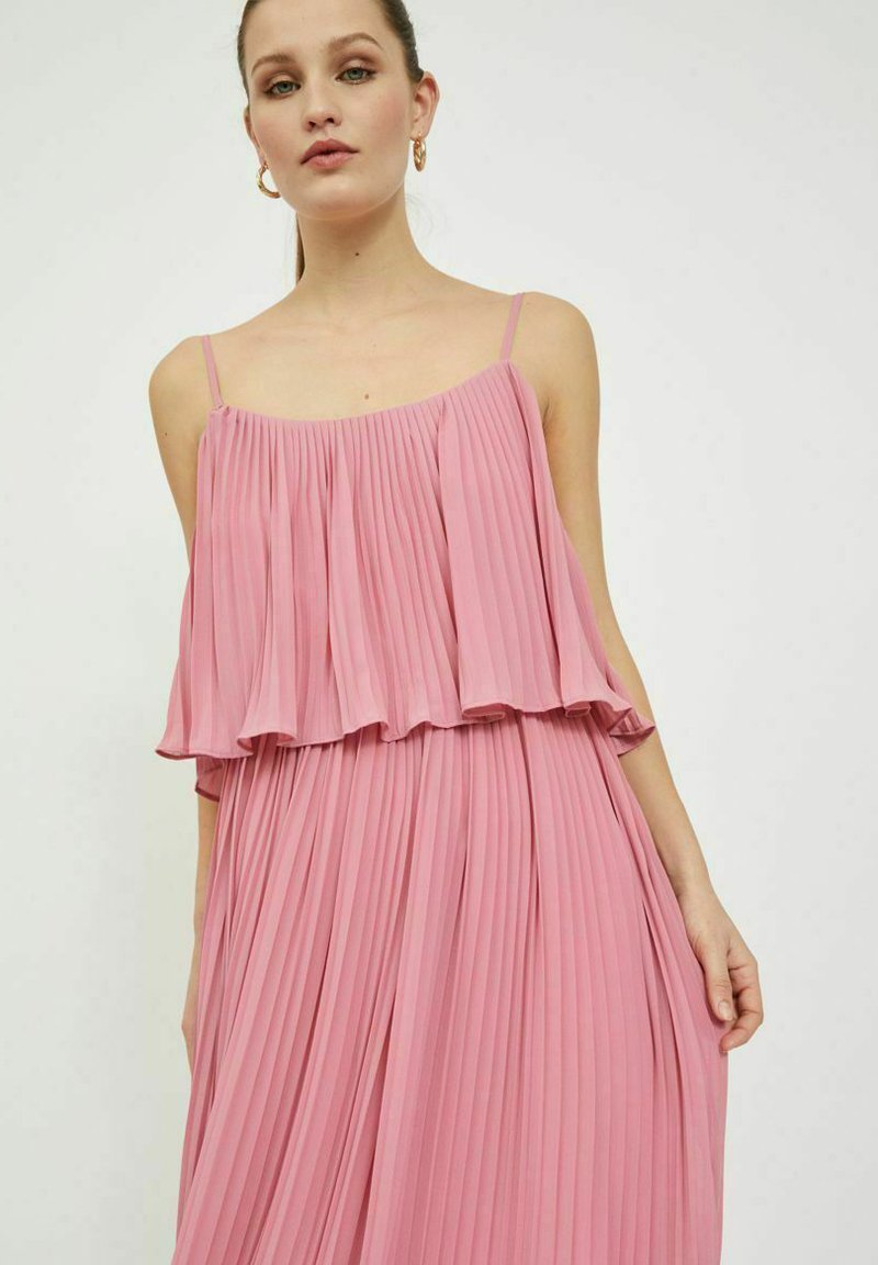 Vila Freizeitkleid Wild Rose Rosa Zalando De 