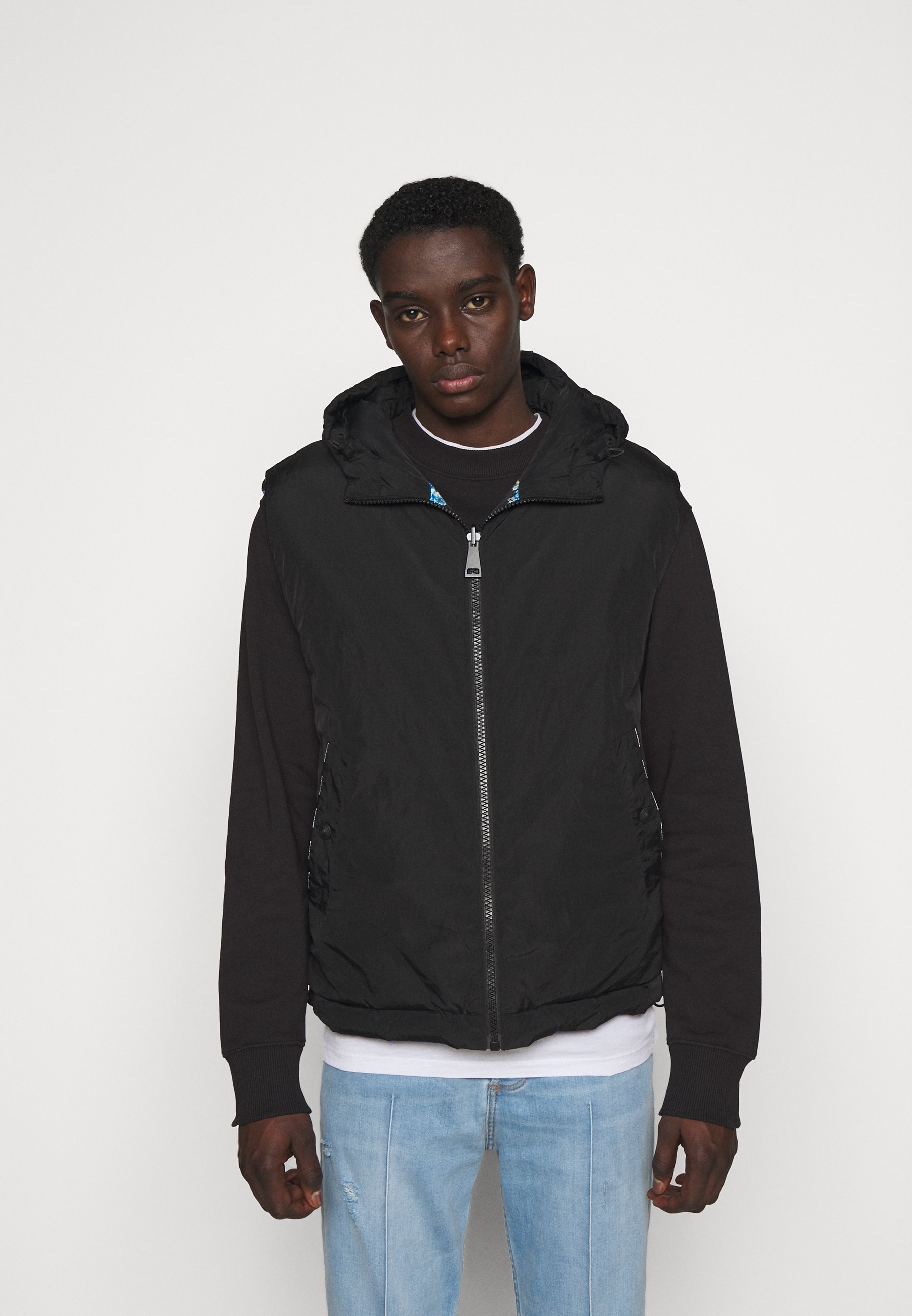 Versace Jeans Couture CRINKLE - Smanicato - black/nero - Zalando.it