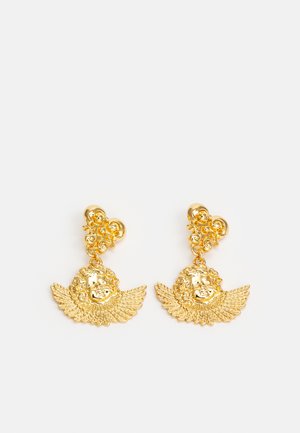 EARRINGS - Boucles d'oreilles - shiny gold-coloured