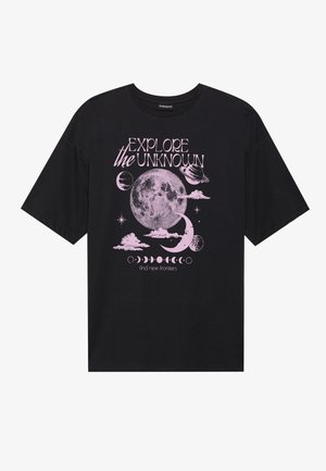 Even&Odd by Zalando Potiskana majica - black
