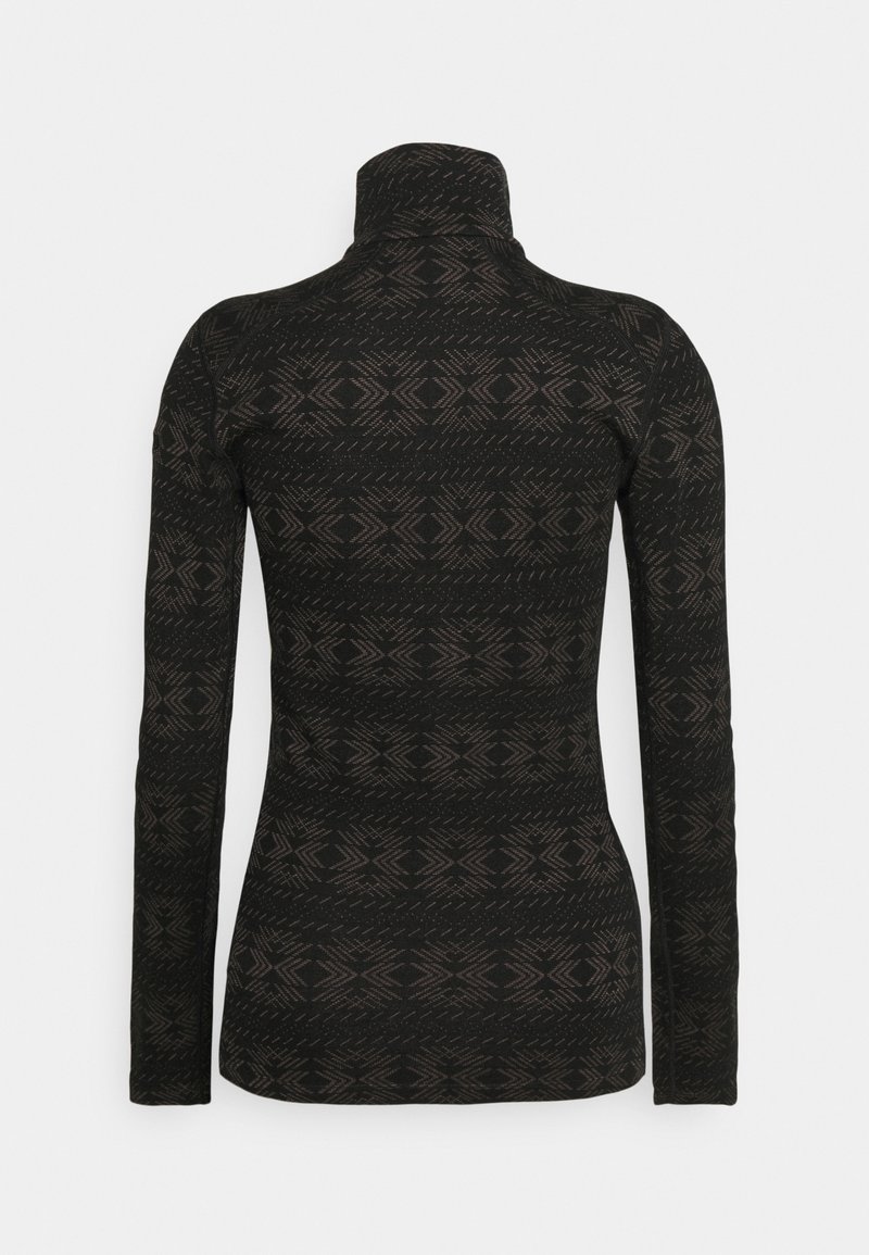 Damen Sportbekleidung | Icebreaker CRYSTALLINE Langarmshirt black/mink/schwarz - DK40392 Damen Sportbekleidung | Icebreaker CRYSTALLINE Langarmshirt black/mink/schwarz - DK40392