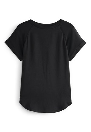 Next SHORT SLEEVE RAGLAN STANDARD - T-shirt imprimé - black