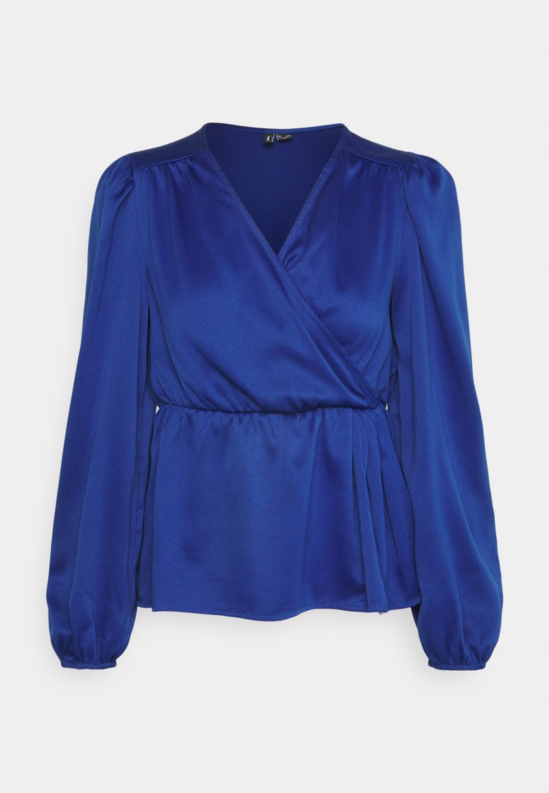 Vero Moda Petite Blouse blauw Vero Moda Petite Blouse blauw