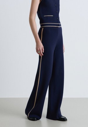 Calliope, PANTALONE GINNICO TINTA UNITA - Pantaloni - blu notte