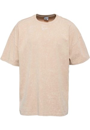 Karl Kani SMALL SIGNATURE HEAVY BOXY  - T-Shirt basic - taupe