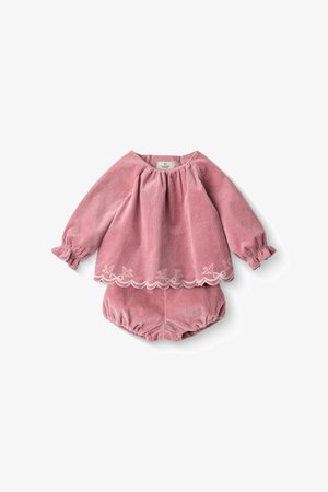 BABY SET - Blouse - rose