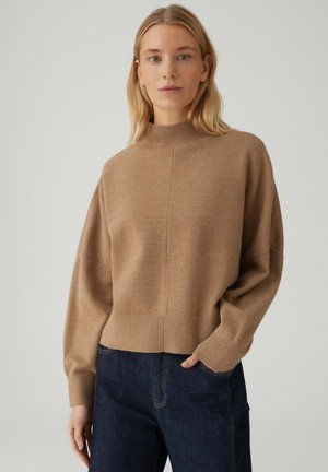 IN BATWING STYLE - Trui - salted caramel