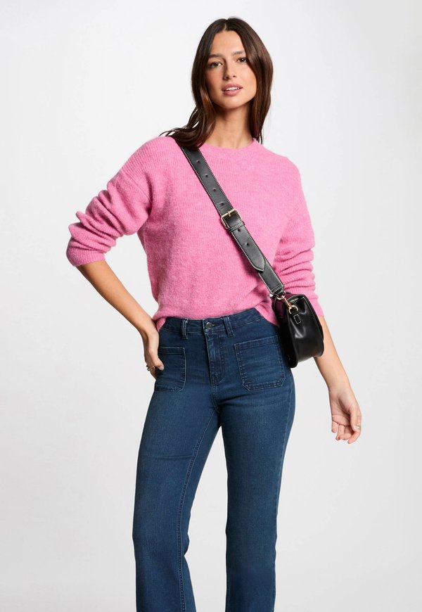ROUND NECK LONG SLEEVES - Strickpullover - rose