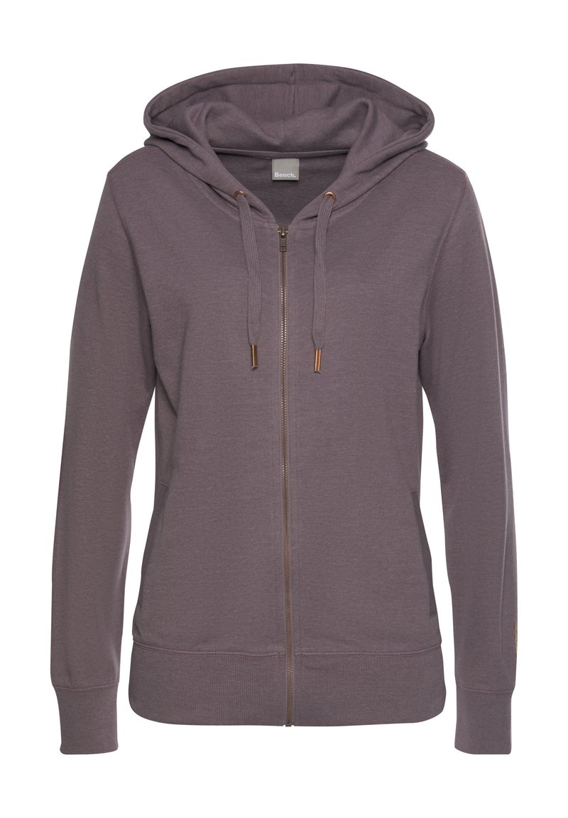 Bench Sweatjacke mauve-meliert/mauve Zalando
