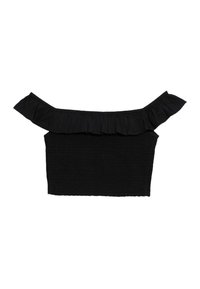 Marks & Spencer SHIRRED BARDOT - Top - black