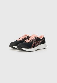 ASICS GEL CONTEND 9 UNISEX - Løpesko for vei - black/dark pink