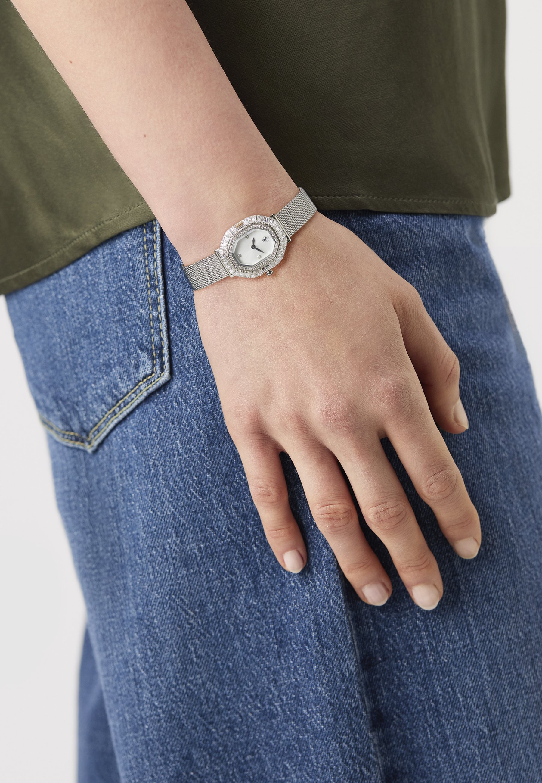 Swarovski MATRIX OCTAGON - Watch - stainless steel shiny/silver 