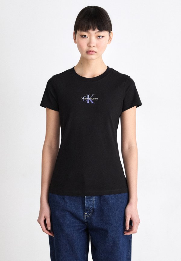 GRADIENT MONOLOGO SLIM TEE - Basic T-shirt