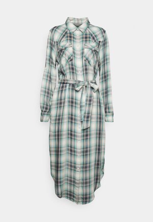 Lauren Ralph Lauren LAUREN LONG SLEEVE DAY DRESS - Tričkové šaty - blue/green multi