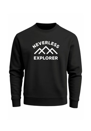 FRONTPRINT BERGMOTIV - Sweatshirt - schwarz